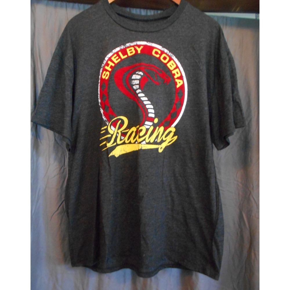 Official Shelby Racing T-Shirt Men's Sz XL Carrol Shelby Cobra Ford Racing Excel